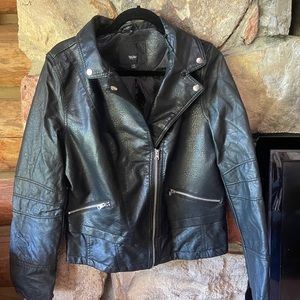 Mossimo vegan leather moto jacket